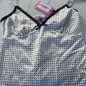 Edikted Silver Sequin Tank Top